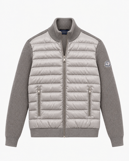 Silver Alpine Knit Jacket