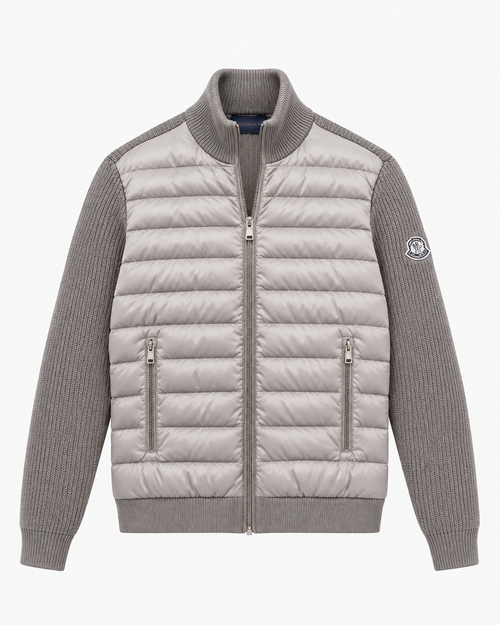 Silver Alpine Knit Jacket